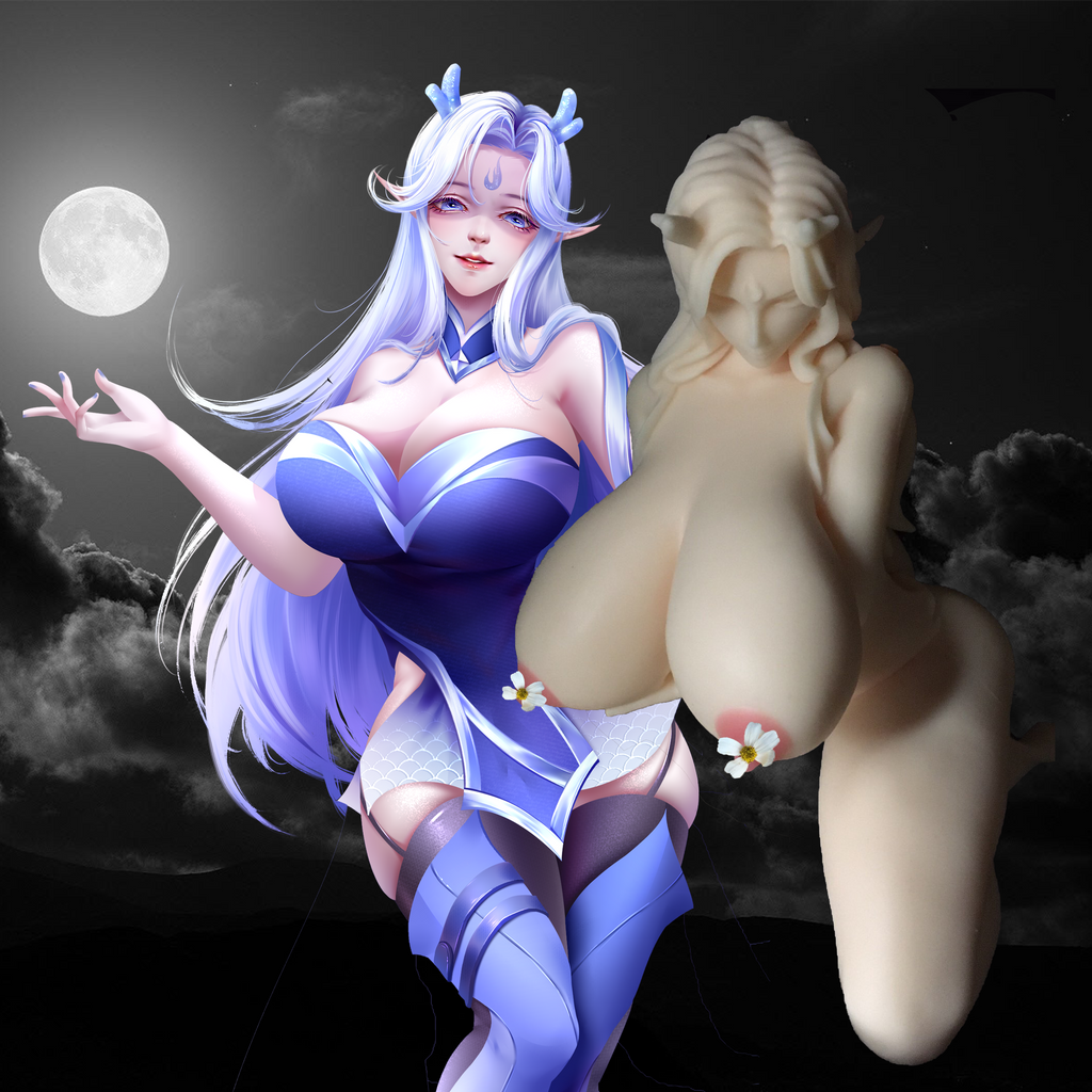  Portable Hentai Sex Doll, Waifu Onahole, Dragon Sex doll Ling, Nipple Onahole
